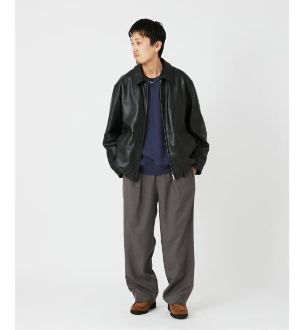 JOURNAL STANDARD relume「ラムレザー ジップジャケット」|ライダースジャケット|