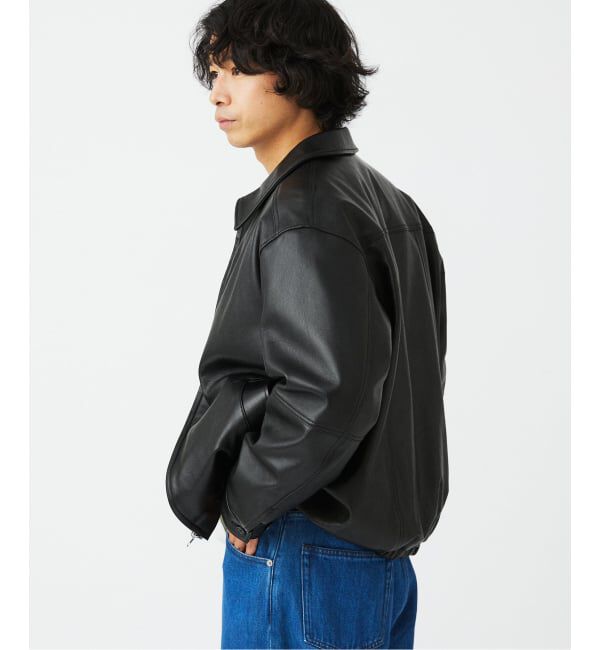 JOURNAL STANDARD relume「ラムレザー ジップジャケット」|ライダースジャケット|