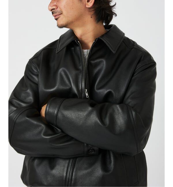JOURNAL STANDARD relume「ラムレザー ジップジャケット」|ライダースジャケット|