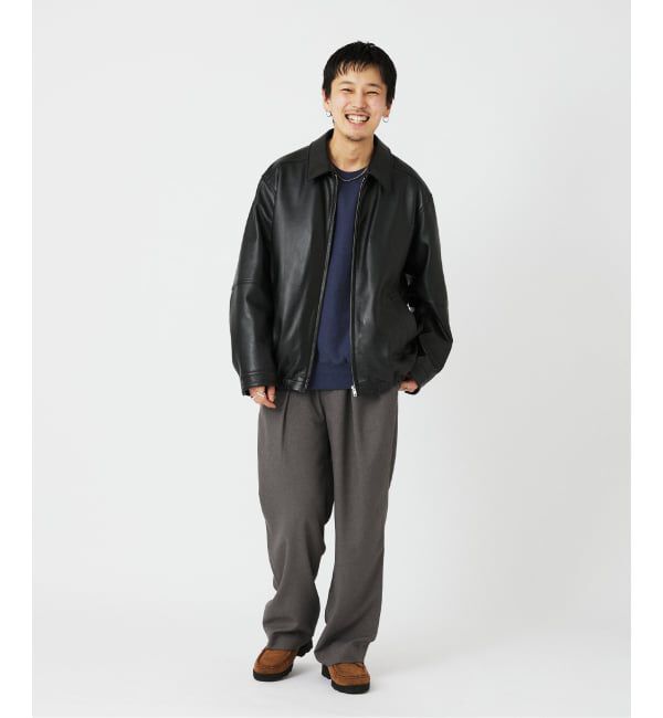 JOURNAL STANDARD relume「ラムレザー ジップジャケット」|ライダースジャケット|