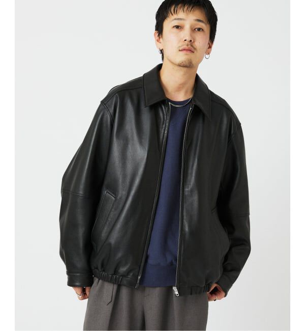 JOURNAL STANDARD relume「ラムレザー ジップジャケット」|ライダースジャケット|