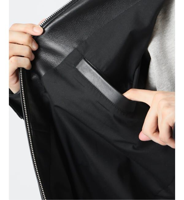 JOURNAL STANDARD relume「ラムレザー ジップジャケット」|ライダースジャケット|