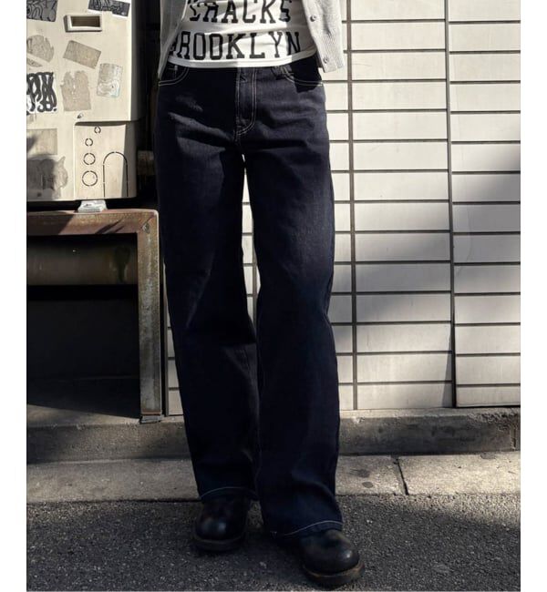 Oriens JOURNAL STANDARD「ワイドベーシックデニム」|デニム|ネイビー