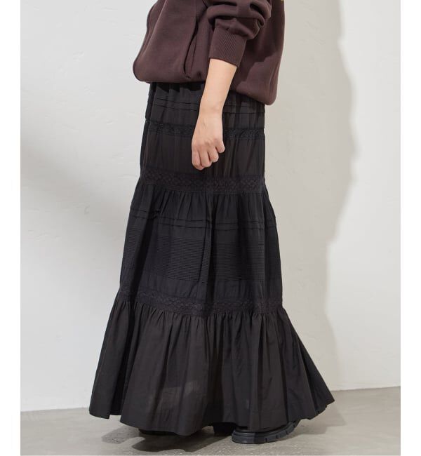JOURNAL STANDARD「《予約》インドボイルレースティアードスカート」|スカート|