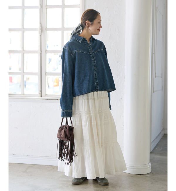 JOURNAL STANDARD「《予約》インドボイルレースティアードスカート」|スカート|