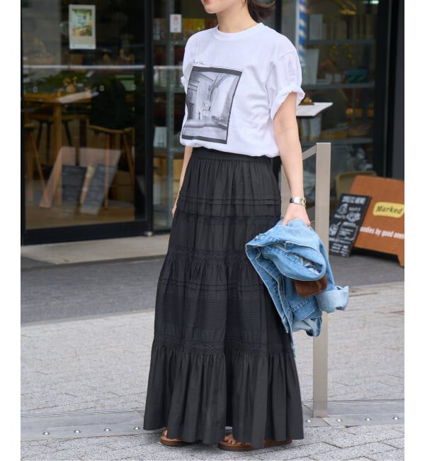 JOURNAL STANDARD「《予約》インドボイルレースティアードスカート」|スカート|