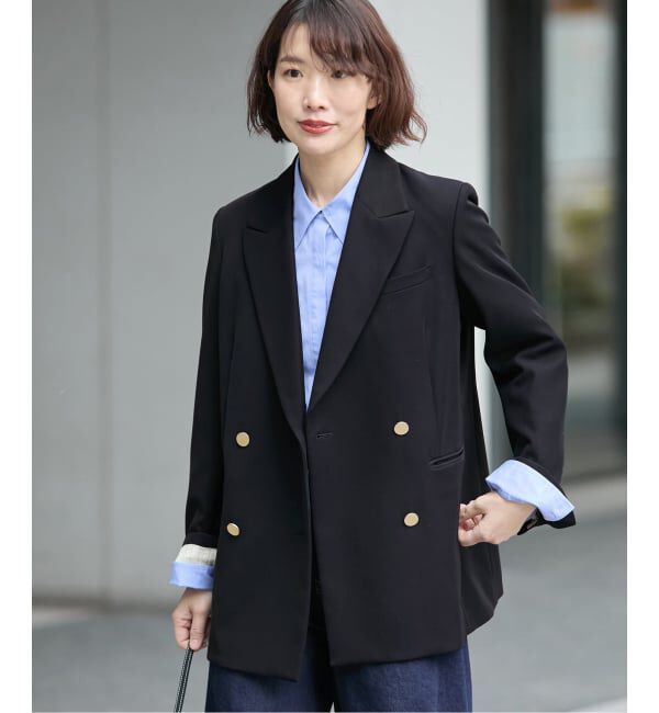 journal standard L'essage「《追加6》ヴィスポリギャバブレザージャケット」|テーラードジャケット|