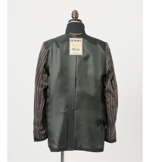 journal standard L'essage「《追加6》ヴィスポリギャバブレザージャケット」|テーラードジャケット|