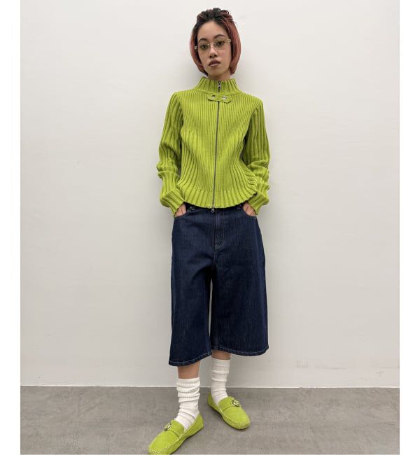 Oriens JOURNAL STANDARD「フロントジップリブニットトップス」|ニット・セーター|