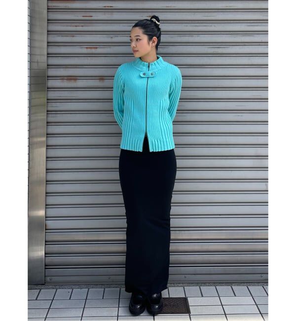 Oriens JOURNAL STANDARD「フロントジップリブニットトップス」|ニット・セーター|