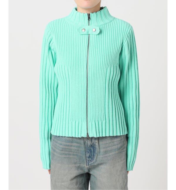 Oriens JOURNAL STANDARD「フロントジップリブニットトップス」|ニット・セーター|