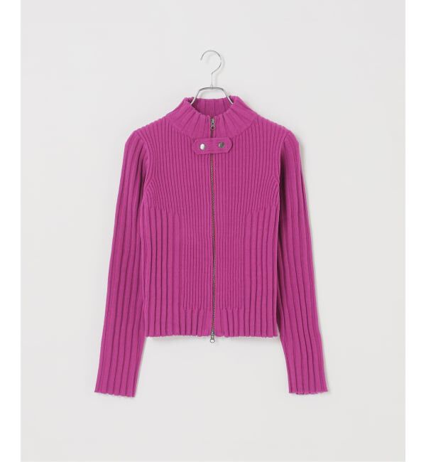 Oriens JOURNAL STANDARD「フロントジップリブニットトップス」|ニット・セーター|