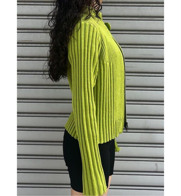 Oriens JOURNAL STANDARD「フロントジップリブニットトップス」|ニット・セーター|