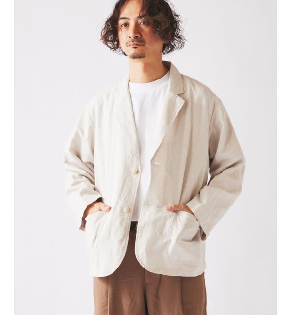 JOURNAL STANDARD relume「《予約》European Flax / ヨーロピアンフラックス ガーメントダイ 2Bジャケット」|テーラードジャケット|