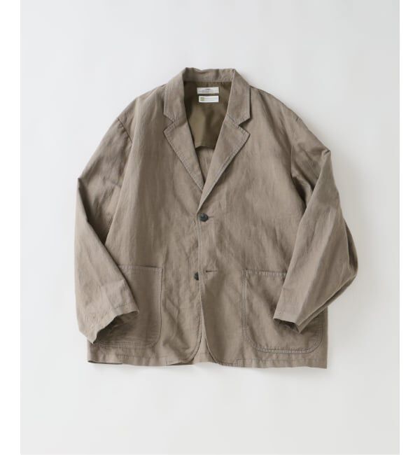 JOURNAL STANDARD relume「《予約》European Flax / ヨーロピアンフラックス ガーメントダイ 2Bジャケット」|テーラードジャケット|