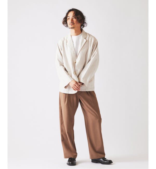 JOURNAL STANDARD relume「《予約》European Flax / ヨーロピアンフラックス ガーメントダイ 2Bジャケット」|テーラードジャケット|