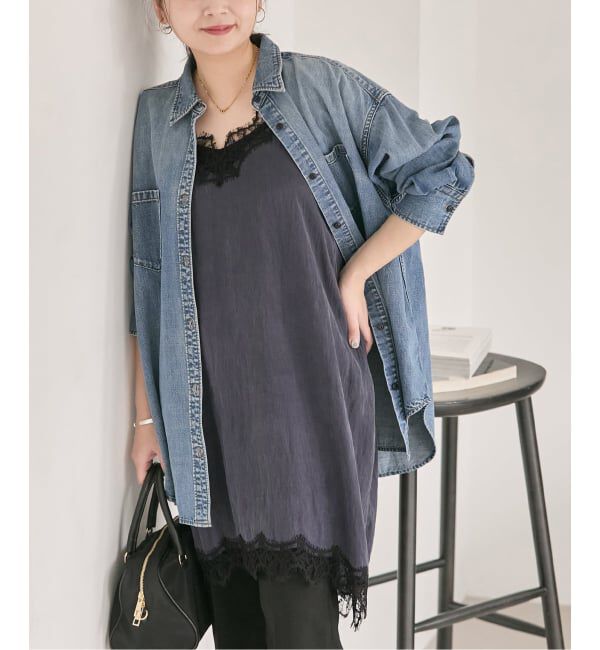 JOURNAL STANDARD「《追加予約4》フィブリルリヨセルキャミワンピース」|ワンピース|