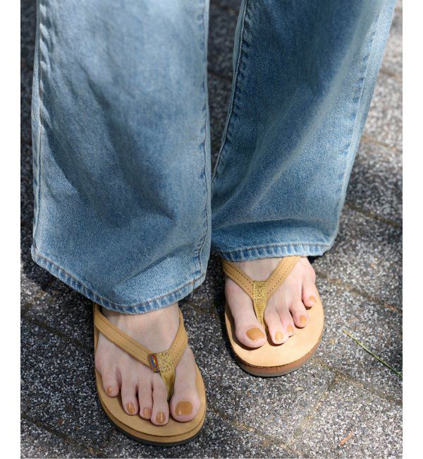 FRAMeWORK「≪追加≫RAINBOW SANDALS SINGLE LAYER LETHER2/1 N」|サンダル|ベージュ