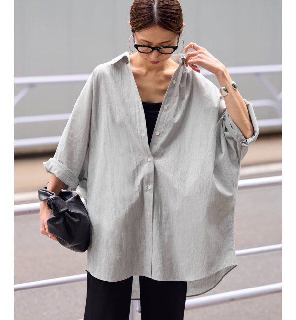 FRAMeWORK「≪WEB＋一部店舗限定 / 追加≫ハーフスリーブポンチョシャツ」|シャツ・ブラウス|