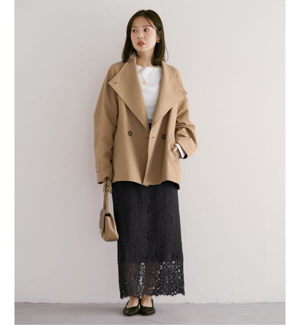 追加予約》コットンダブルクロススタンドショートコート（NOBLE