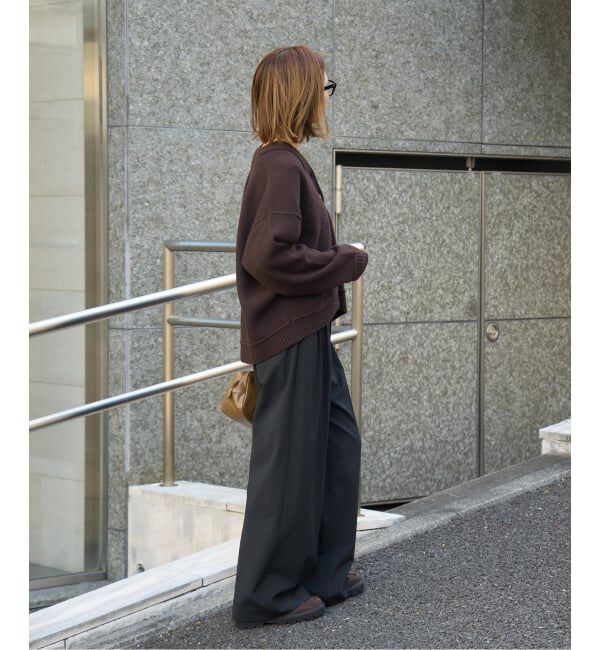 FRAMeWORK「≪WEB限定 / 追加≫AQUA Vネックカーディガン 2」|カーディガン|