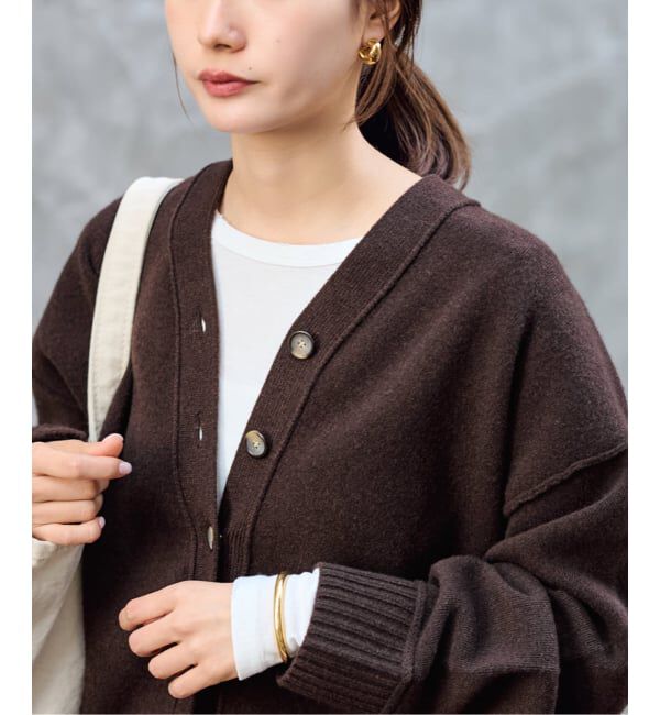 FRAMeWORK「≪WEB限定 / 追加≫AQUA Vネックカーディガン 2」|カーディガン|