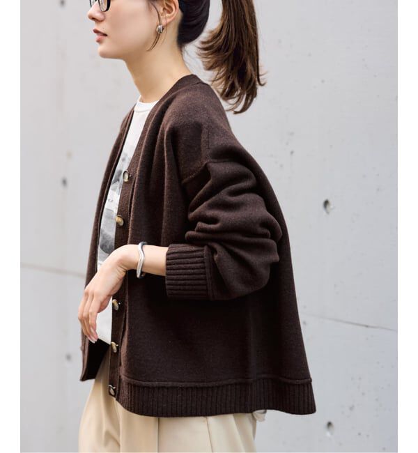 FRAMeWORK「≪WEB限定 / 追加≫AQUA Vネックカーディガン 2」|カーディガン|