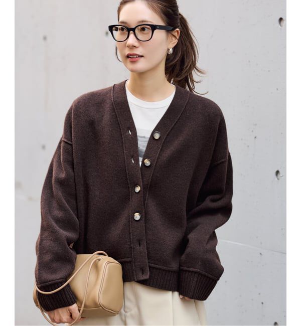 FRAMeWORK「≪WEB限定 / 追加≫AQUA Vネックカーディガン 2」|カーディガン|