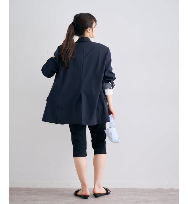 U by SPICK&SPAN「レースボンディングオーバージャケット」|テーラードジャケット|