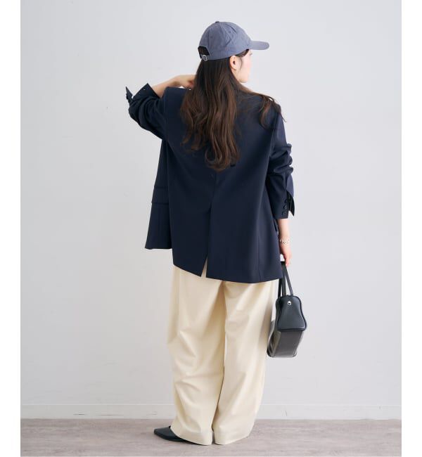 U by SPICK&SPAN「レースボンディングオーバージャケット」|テーラードジャケット|