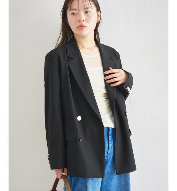 U by SPICK&SPAN「ダブルボタンジャケット」|テーラードジャケット|