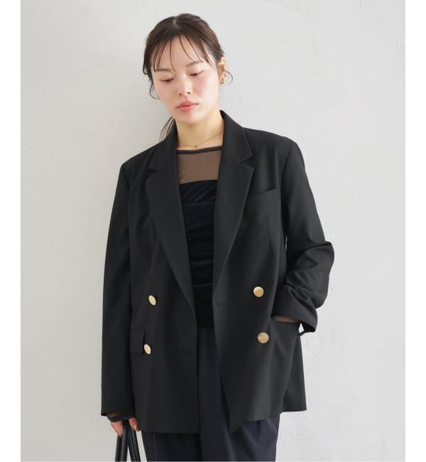 U by SPICK&SPAN「ダブルボタンジャケット」|テーラードジャケット|