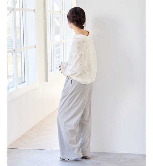 U by SPICK&SPAN「衿つき柄編みニット」|ニット・セーター|