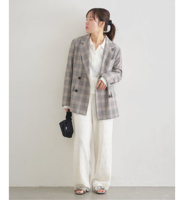 U by SPICK&SPAN「衿つき柄編みニット」|ニット・セーター|