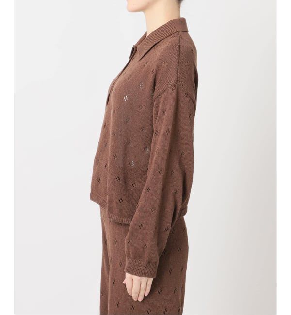 U by SPICK&SPAN「衿つき柄編みニット」|ニット・セーター|