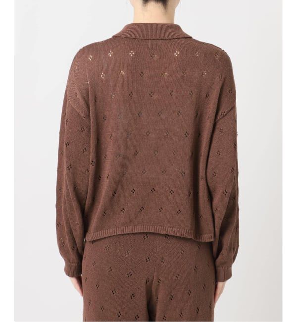 U by SPICK&SPAN「衿つき柄編みニット」|ニット・セーター|