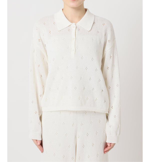 U by SPICK&SPAN「衿つき柄編みニット」|ニット・セーター|