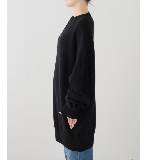 FRAMeWORK「y YO/イーヨ henry neck army knit」|ニット・セーター|