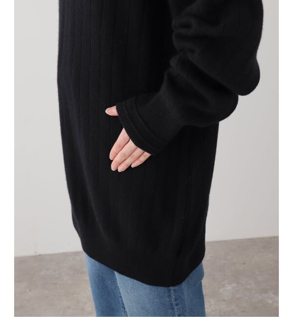 FRAMeWORK「y YO/イーヨ henry neck army knit」|ニット・セーター|