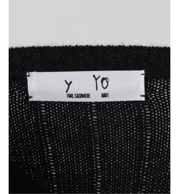 FRAMeWORK「y YO/イーヨ henry neck army knit」|ニット・セーター|