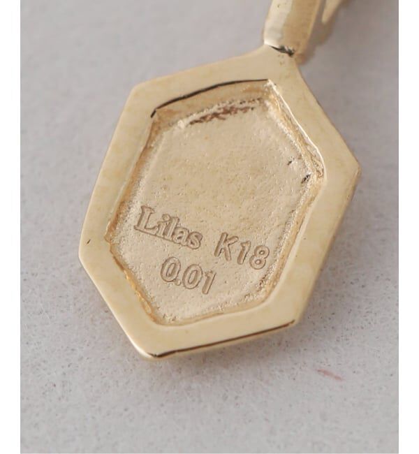 Lilas by Spick&Span「《予約》ヘキサゴンモチーフチャーム K18」|その他|