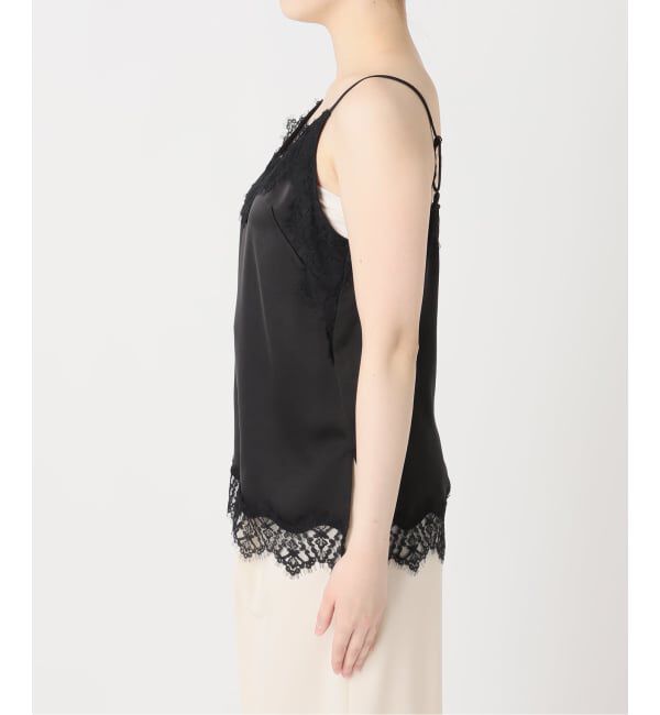 NOBLE「《追加予約》リバーレーストリミングサテンキャミソール3」|キャミソール|