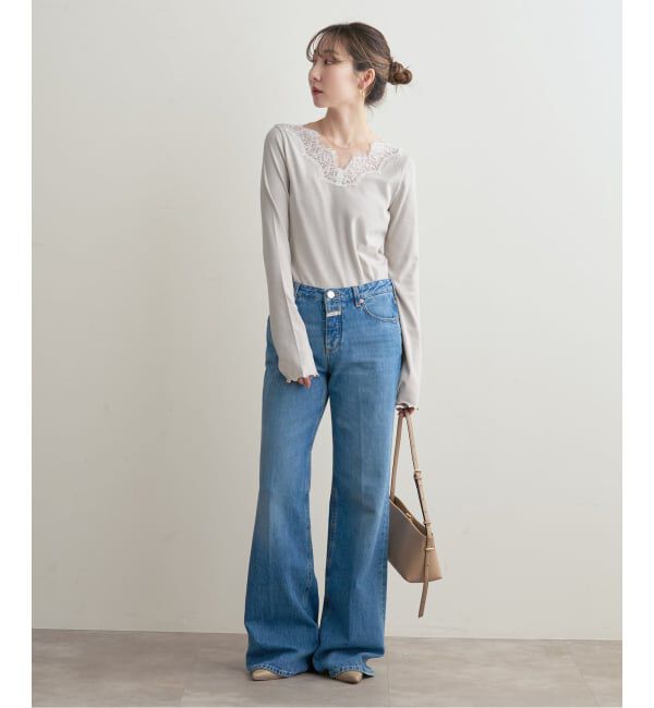 NOBLE「《予約》レースドッキングプルオーバー」|Tシャツ・カットソー|