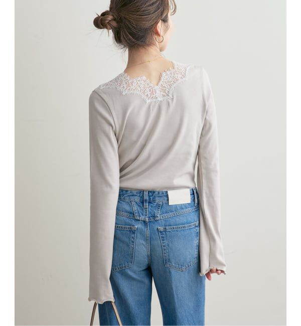 NOBLE「《予約》レースドッキングプルオーバー」|Tシャツ・カットソー|