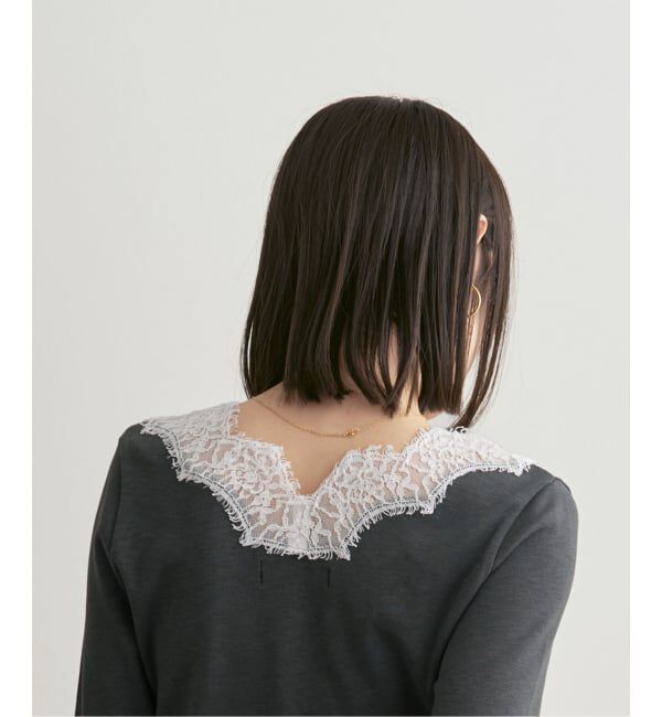 NOBLE「《予約》レースドッキングプルオーバー」|Tシャツ・カットソー|