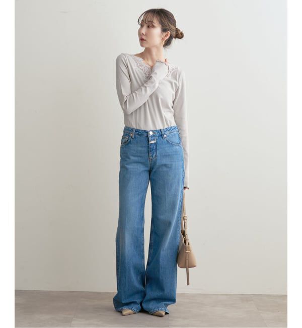 NOBLE「《予約》レースドッキングプルオーバー」|Tシャツ・カットソー|