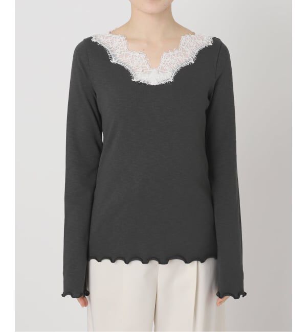 NOBLE「《予約》レースドッキングプルオーバー」|Tシャツ・カットソー|