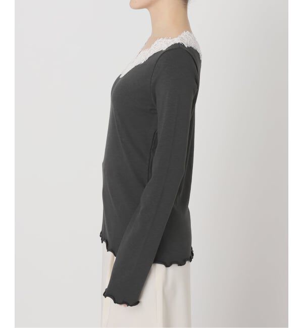 NOBLE「《予約》レースドッキングプルオーバー」|Tシャツ・カットソー|