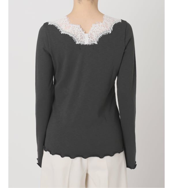 NOBLE「《予約》レースドッキングプルオーバー」|Tシャツ・カットソー|