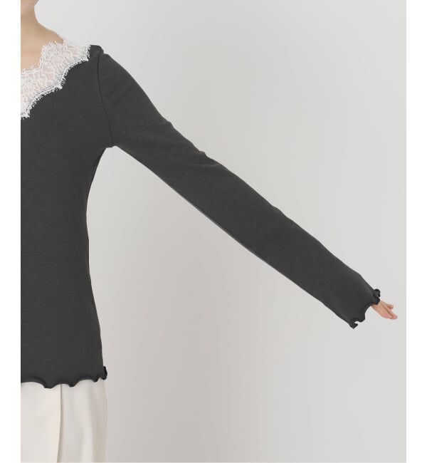 NOBLE「《予約》レースドッキングプルオーバー」|Tシャツ・カットソー|